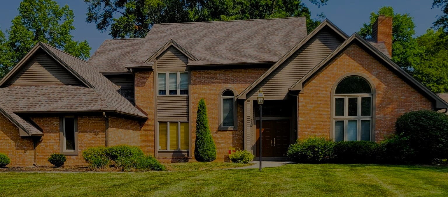 A house with the most beautiful roof you've ever seen.